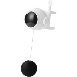 Automatic Lifting Ball Cat Toy Table Clamp Interactive Teaser for Indoor Cats Exercise Training, White 4.72x2.36inch