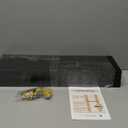 BAYKA Floating Shelves for Wall, 22.5 inches Wall Mounted Rustic Wood Shelves for Bathroom, Bedroom, Living Room, Floating Shelves for Books/Storage/Decor (Black,Set of 3) (A. Black - Universal Classic Style)