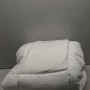 COONP Queen Mattress Topper, Extra Thick Pillowtop, Cooling and Plush Mattress Pad Cover Cotton Top Bed Topper Protector with 8-21 Inch Deep Pocket (White)