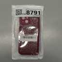 lioscre Cute Cheetah Print Phone Case for iPhone 14 Case 6.1", Aesthetic Burgundy Wine Red Leopard Pattern Design Cover Shockproof Soft Slim TPU Full Camera Lens Protective Funda for Women Girls