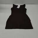 YOXUA Women's Summer Sleeveless Boat Neck Mini Dress Slim Fit Party Club Teacher Casual Office Dresses (Brown, Small)