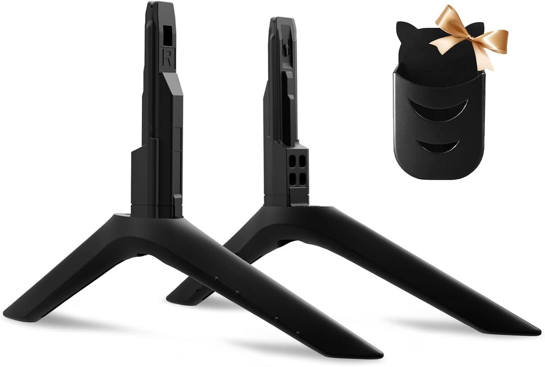Base Stand for Samsung TV Only for UN65TU8000FXZA wr Remote Holder, BN96-50863A BN96-50868A Not Universal Legs for Samsung TV Legs Replacement, Easy to Install Please Check Your Models