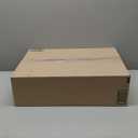 YOUDENOVA 15 inches Storage Ottoman Cube, Foldable Storage Boxes, Padded Seat for Dorm Living Room, Support 300lbs, Line Fabric Beige