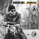 Beanies Skull Caps for Men, Women Warm Helmet Liner Cycling Cap Soft Lightweight Beanie Hat Antistatic Running Beanie (Black)