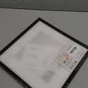 upsimples 12x12 Picture Frame, Display Pictures 8x8 with Mat or 12x12 Without Mat, Wall Hanging Photo Frame, Black, 1 Pack