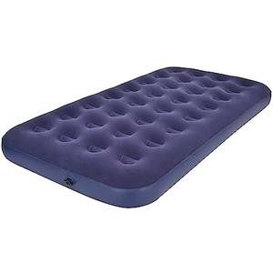 Outraveler Twin Size Air Mattress Inflatable Bed for Camping & Home, Blow Up Sleeping Pad Size 75in x 39in x 9in, Blue