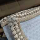 Boho Braided Runner Rug for Kitchen, 35x96