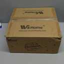 WBHome 18" Norfolk Pine Wreath for Front Door, Real Touch Artificial Green Wreath Greenery Realistic Holiday Decoration for Indoor Outdoor, 2 PCS