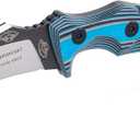 Best.Buy.Damascus1 Hunting knife Survial Blue G10 Fixed Blade Knife with Kydex Sheath Prime Qulity