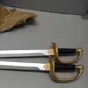 Set of Two 30-Inch Foam Pirate Cutlass Swords - Perfect for Cosplay, Roleplaying, and Halloween Costume Props. Safe and Durable Training Sword, Medium