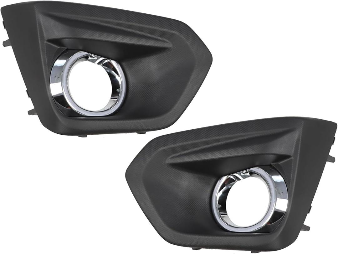 Fog Light Bezel Compatible with Impreza 2012-2014 Driver and Passenger Side Fog Light Cover with Chrome Trim 57731FJ030 57731FJ020 (Left and Right Side)