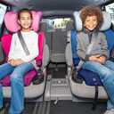 Diono Cambria LE, 2-in-1 Belt Positioning Booster Seat,Backless and High-Back Booster seat for Children from 40—120 lb,17" Wide,6 Headrest Positions,Lightweight with Latch, Blue, MFD 05/2026