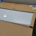 Glass Chair Mat Heavy 1/5" Thick Premium Tempered Glass Duty Hard Glass Chair Mats -for Office Chair on Carpet or Hard Floor with 4 Anti-Slip Pads 48" x 36"