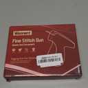 Stitch Gun for Clothes Stitchy Tagging Gun for Clothing Stitchy Quick Clothing Fixer -Includes 1,000 Black Fasteners & 1,000 White Fasteners & 6 Needles (Hotpink + White)