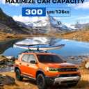 Wonderdriver 300lbs Lockable Roof Rack Cross Bars Compatible with 2026 Honda Passport, Heavy Duty Aluminum Roof Rails Crossbars Cargo Canoe Black Rooftop Cargo Carrier.