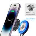 Fast Charging Wireless Car Charger Mount, Magnetic Foldable Car Phone Holder for Tesla Model 3/Y Designed for MagSafe Compatible with iPhone 12/13/14 Series