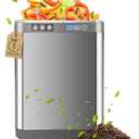 4L Electric Kitchen Composter, Composter Indoor with 2 Carbon Filters, Countertop Compost Bin Kitchen, Food Composter with Odorless/Ultra Quiet/Energy Efficient, Turn Waste into Natural Fertilizer