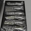 Lunar 6-Piece Cheese Knife Set - Premium Stainless Steel Cheese Knives Collection - Charcuterie Board Accessories Gift Ready w/ 15 Festive Recipes