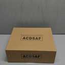 ACDSAF Work Boots for Men - 6 Inch Wedge Soft Toe Mens Work Boots, Waterproof Construction Work Shoes Size 9