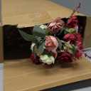 Geosar 16 Pcs Rose Artificial Flowers Fake Flowers Bouquet 21 Heads Silk Faux Floral Bundles with Stem for Home Bridal Wedding Arrangements Table Centerpieces Party Decor (Mixed Colors)