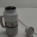 MANNA Poseidon Stainless Steel Timber 64Oz White & Grey