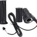 Ebike Throttle, 1 Pair 3 Wires Universal E-bike Twist Throttle Handle for 22.5mm Handlebar with Cable for Electric Bike