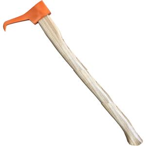 Hookaroon/Pickaroon Logging Tool - wood Handle, Log Hook for Lifting Moving Firewood (28 Inch)