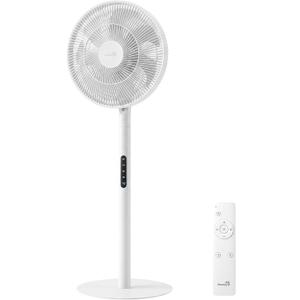 SAnmay Pedestal Fan,Ultra Slim Floor Fan 2-in-1 Detachable Portable Desk Fan, USB-C Powered & Power Bank Compatible, Quiet Air Circulator for Outdoor, RV, Camping and Home