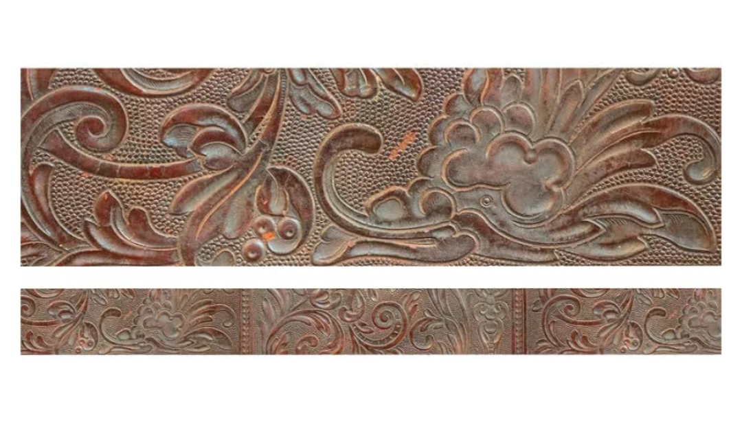 Eureka 845695 Wild Wild Classroom Leather Decorative Classroom and Bulletin Board Trim for Teachers, 2.25" Wide with 37 Feet Total, 12 Strips