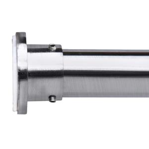 Room/Dividers/Now Tension Curtain Rod - Tension Window Rod - Bedroom, Kitchen Rod - Long, Heavy Duty, Adjustable Extension Curtain Rods by Room Dividers Now (120-150 Inches, Silver)