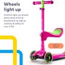 3 Wheel Scooter for Kids – 2-in-1 Scooter with Seat & LED Light-Up Wheels