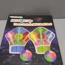 LED Light Up Scoring Catch Mitts Balls Game Paddle Toys Set