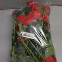 5 Pcs Flower Garland Artificial Rose Floral Garland Flower Vine with Flowers Garlands Decorations Floral Decor (Red)