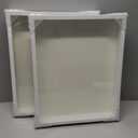 2 Pack Shadow Box Frame 11"x 14" - Wood Deep Shadowbox with Glass Shadow Boxes Display Cases Suitable for Photos, Dried Flowers, Handicrafts Picture Frames for Wall Hanging Tabletop (White)