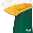 Presto 04870 Poplite Hot Air Popcorn Popper - Built-In Measuring Cup + Melts Butter, Easy to Clean, Built-In Cord Wrap, 18 Cups, Green/Gold