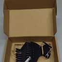 Perfect Curve CapRack | Over-The-Door Hat Organizer for Baseball Caps | 2 Straps, Holds 18-36 Adjustable Caps | Black