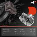 A-Premium Front Right Passenger Disc Brake Caliper with Bracket | Compatible with Ford Models - Escape 2013, C-Max 2013-2018, For Focus 2012-2018, Corrosion-resistant, Direct-fit