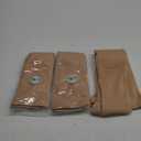 Bestjybt 3 Pairs Compression Socks for Women & Men Circulation 15-20 mmHg Support Socks for Athletic Running Cycling (Large-X-Large, Beige)