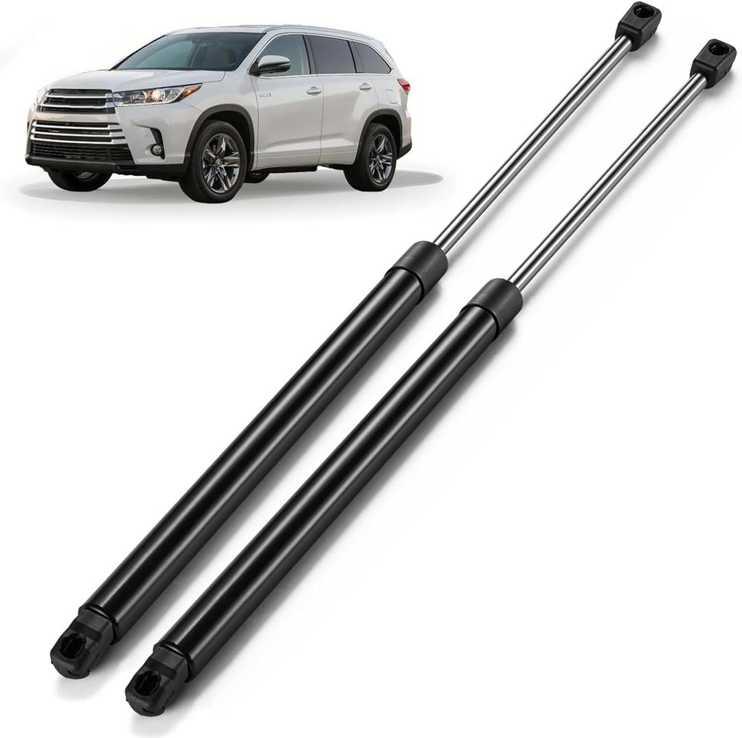 ARANA Rear Window Struts Lift Support for Toyota Highlander 2007-2013, Back Glass Window Replacement Shocks Fits Toyota Highlander Base/Hybrid/Limited/SE/Plus Sport Models(Not The Liftgate), 2 Pcs