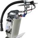 TRQ Fuel Pump Module Assembly Sending Unit Strainer 18 Gallon Tank After Axle Steel Tank Compatible with 90-97 Ford F-150 F-250 F-350 F-Super Duty