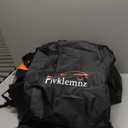 FIVKLEMNZ Car Rooftop Cargo Carrier Roof Bag Waterproof for All Top of Vehicle with/Without Rack Includes Topper Anti-Slip Mat + Reinforced Straps + 6 Door Hooks + Luggage Lock (15 Cubic Feet)