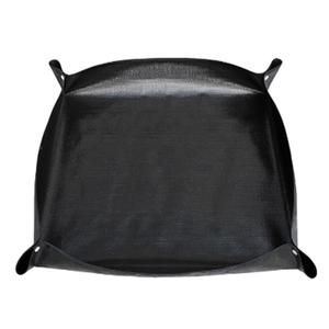 Oncpcare Large Waterproof Rabbit Playpen Mat 59×59 in (Black) – Reusable Floor Tarp and Cage Liner for Guinea Pig, Bunny, and Small Animal Habitat, Provides Spacious and Comfortable Play Area