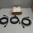 Amazon Basics HDMI Cable, 3-Pack, 10ft, 4K@60Hz, High-Speed 4K HDMI 2.0 Cord (18Gbps), 2160p, 48 bit, Compatible with TV/PS5/Xbox/Roku, Black