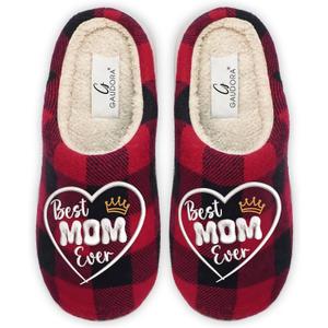 GAUDORA Mom Birthday Gifts for Women - Memory Foam Slippers for Women Indoor and Outdoor - Christmas Birthday Gifts for Mom from Daughter Son, Mother Gift, Mama Gift Ideas