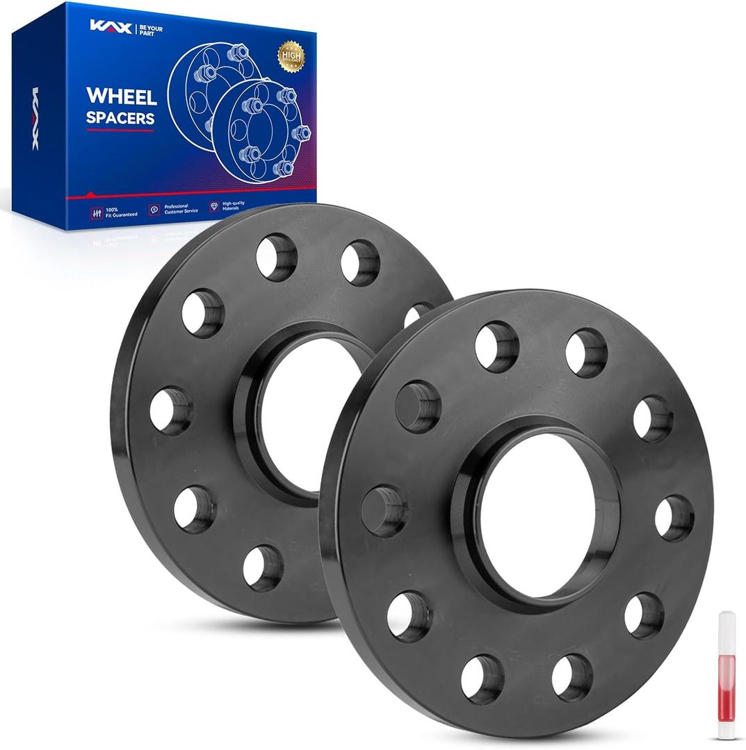 KAX 5x4.5 Wheel Spacers,0.5 inch Hub Centric Wheel Spacers fit for RAV4, Camry, ES350, Highlander, Sienna, RX350, ES330, RX330, xB, ES300, IS250 with 60.1mm Hub Bore,2Pcs