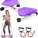 Waist Twister Machine Exercise, Twist Board for Exercise, Waist Twisting Machine, Adjustable Waist Twister Board Waist Sculptor Twist Exercise Machine, Ab Twister Board (Purple)