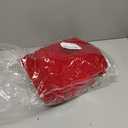 BIGXIAN Long Hooded Cloak Velvet Cape Witch Costume Halloween Costumes for Women Men (Medium, Red)