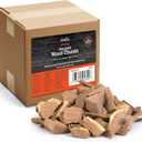Camerons All Natural Apple Wood Chunks for Smoking Meat -840 Cu. in. Box, Approx 10 Pounds- Kiln Dried Large Cut BBQ Wood Chips for Smoker - Barbecue Chunks Smoker Accessories