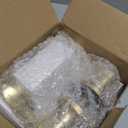 Wave Style Gold Door Handles with Lock and Key (Keyed Differently), Brushed Gold Keyed Entry Door Handle, Reversible Door Lever for Bedroom and Bathroom, Satin Brass,1 Pack