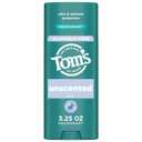 Toms of Maine Unscented Aluminum Free Natural Deodorant For Women & Men | Goes on Clear | Odor & Wetness Protection | Naturally Derived and Moisture-Locking Ingredients | 3.25 oz